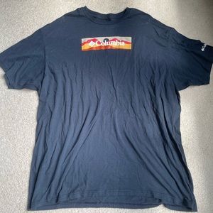 Men's Columbia navy blue shirt